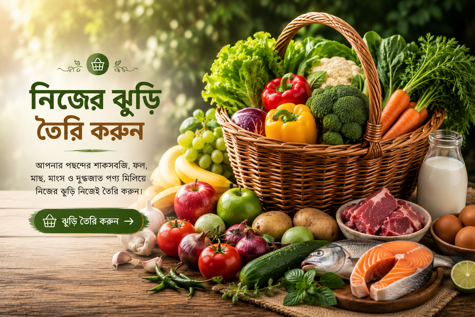 নিজের ঝুড়ি তৈরি করুন